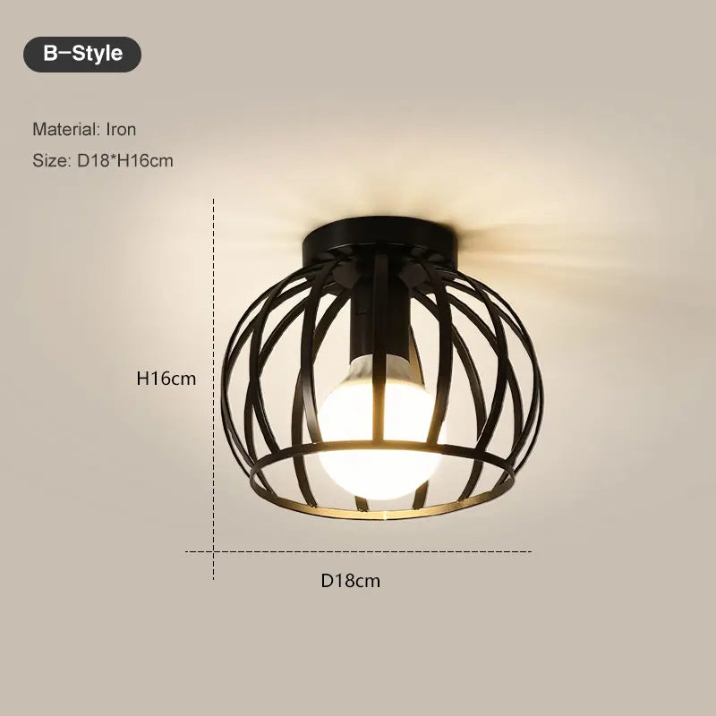 Lampe moderne minimaliste métal noir structure géométrique surface flux lumineux 249 2000