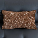 housse coussin polyester géométrique beige marron nordique contemporain adhésif tassel decoration intérieur voiture