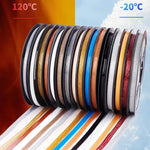 ruban décoratif adhésif glitter or bleu noir moderne pvc 6m ornemental auto collant
