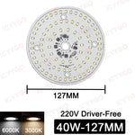 plaque led 100w 80w blanc moderne 198mm 160mm sans pilote smd2835 aluminium