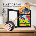 cadre photo moderne noir rectangle traceless nail a4 acrylique mat instructions