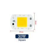 ampoule led chip 10w 20w 30w 50w cold warm white ic intelligent diy éclairageextérieur