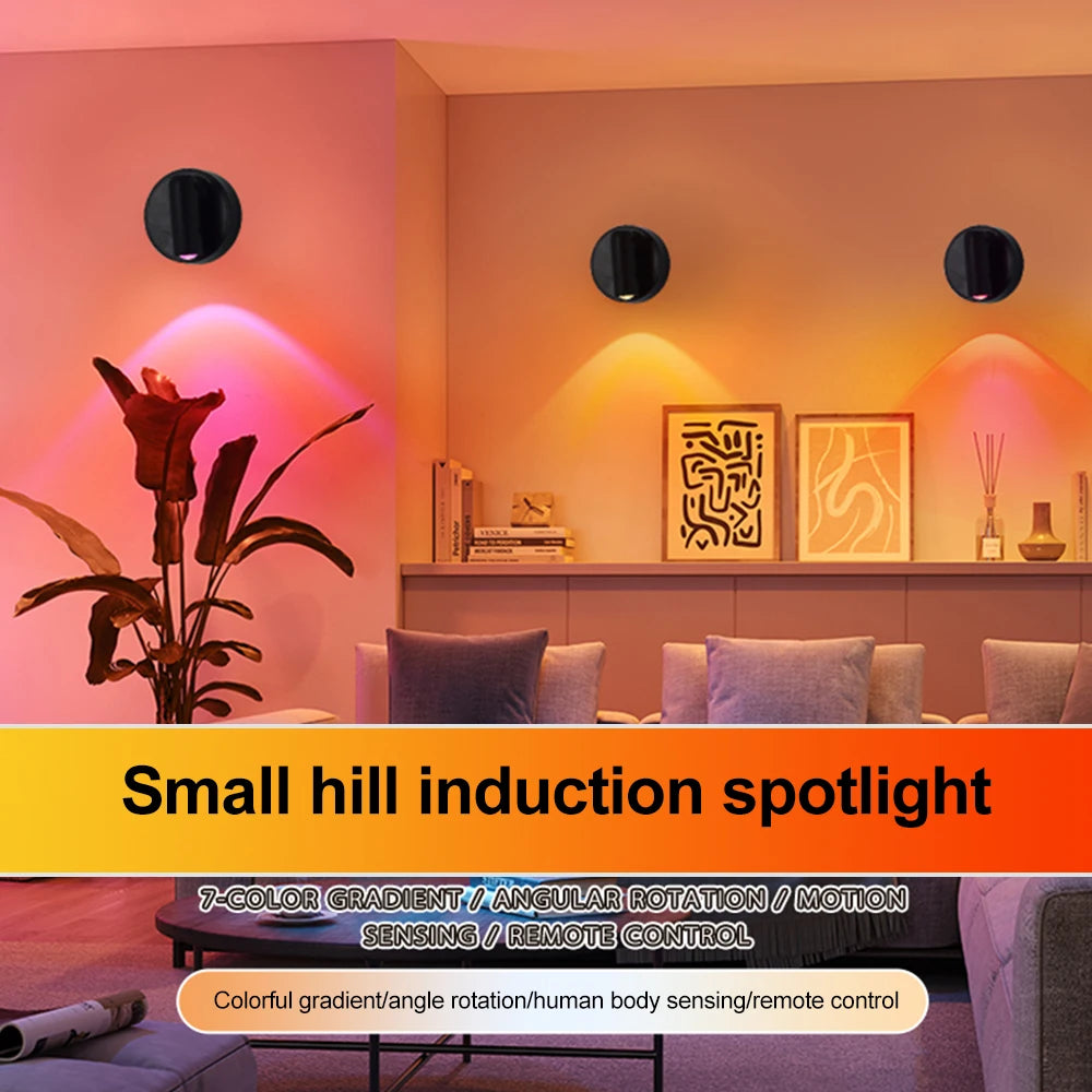 projecteur spot lumineux rechargeable led aimanté moderne noir blanc minimaliste port usb type