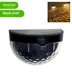 applique murale solaire moderne noir perforée adhésive led transparentextérieur balconurgence