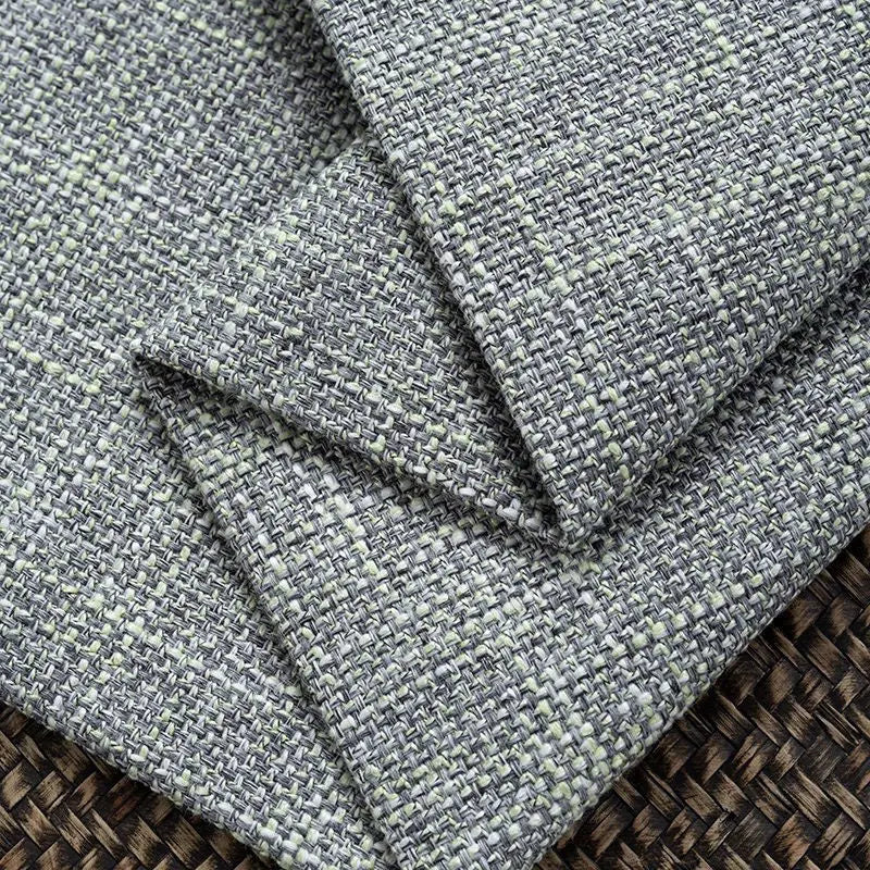 tissu canapé lin polyester résistant bricolage couture sofa pillowcase tablecloth moderne rustique gris beige
