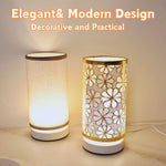 lampe table moderne blanc beige doré écolo flux lumineux géométrique adhésif textile certifications rohs