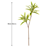 plantes artificielles arbres vertes feuilles modernes decoration exterieur pot blanc sol brunes