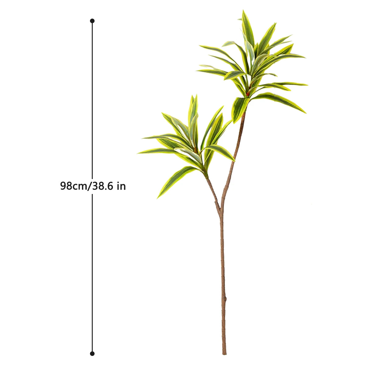 plantes artificielles arbres vertes feuilles modernes decoration exterieur pot blanc sol brunes