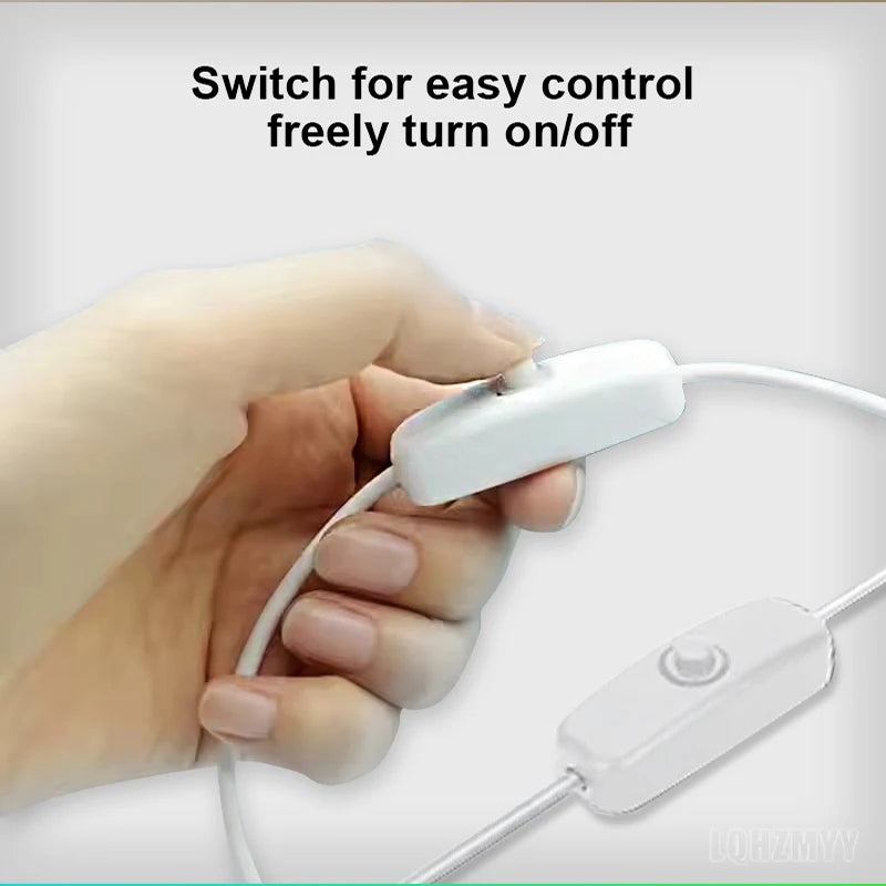 ruban led flexible blanc moderne interrupteur connecteur usb adhésif éclairage cuisine décoration chambre salon