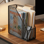 organisateur rangement noir maille métallique moderne réutilisable condiments papier cuisine