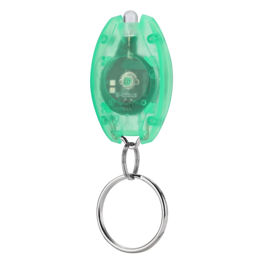 porte clés lampe torche led transparent violet vert bleu blanc noir moderne pratique