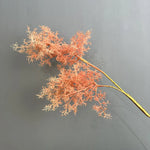 branche artificielle feuilles vertes ornement extérieur exposition naturelle orange blanc