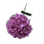 bouquet fleurs artificielles hortensias blanc bleu rose vert orange violet intérieur vintage romantique