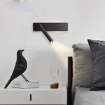 lampe murale moderne minimaliste fixée mur blanc LED deux sources lumineuses chambre cuisine salle
