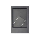 cadre photo moderne minimaliste couleur jaune noir vert blanc bleu rose violet support triangulaire