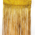 rideaux modernes argentés 1m 2m franges brillantes polyester translucides chambre