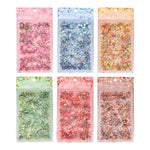 autocollants transparents feuilles branches diverses couleurs adhésif scrapbooking collage diy journal