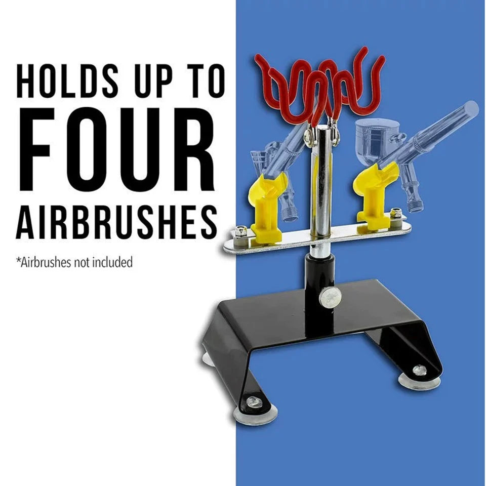 support airbrushes ventouses métallique industriel outils peinture portable rangement fourre tout artisanat bricolageDecoration