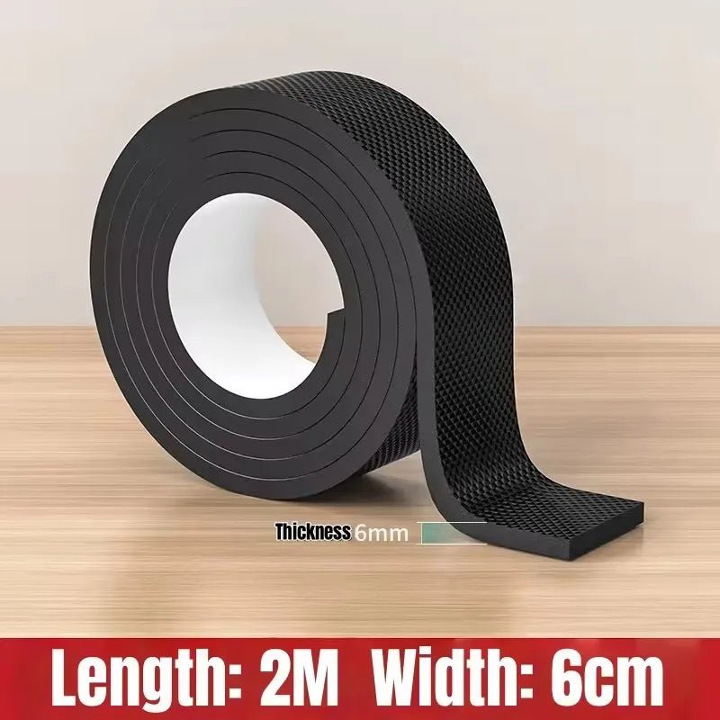 protections antidérapantes adhésives pieds meubles noires texturées triangles minimaliste chaises tables utilitaires