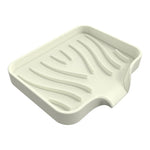 support savon silicone auto drainant adhésif moderne salle bain évier cuisine couleur unie