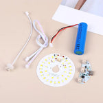 kit led blanc jaune bleu moderne rechargeable cable carte electronique