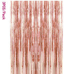 rideau guirlande or rose moderne festif pièces 100cm 200cm anniversaire mariage fête