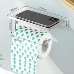 porte serviettes toilette moderne alliage d'aluminium noir fixé mur adhésif