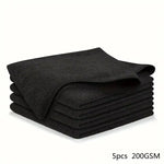 serviettes microfibres gris bleu vert rose violet rouge texture douce modernes utilitaires 25x25cm
