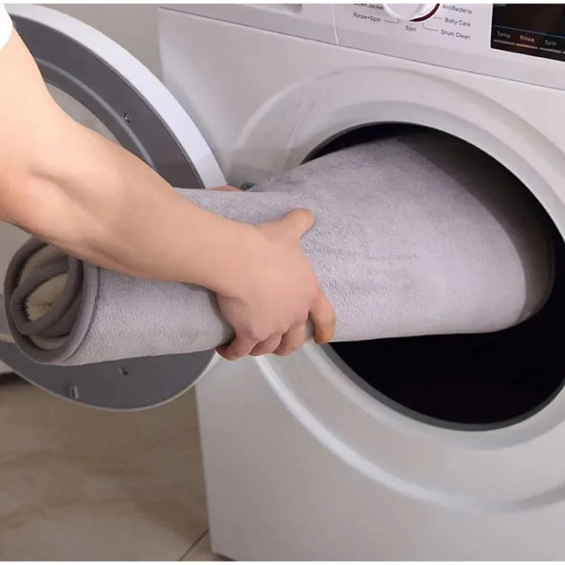 tapis bain microfibre absorbant antidérapant gris beige rose marron doux moderne