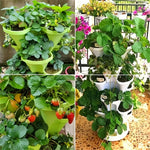 pot fleur empilable roulettes plateau base moderne plante jardin intérieur extérieur