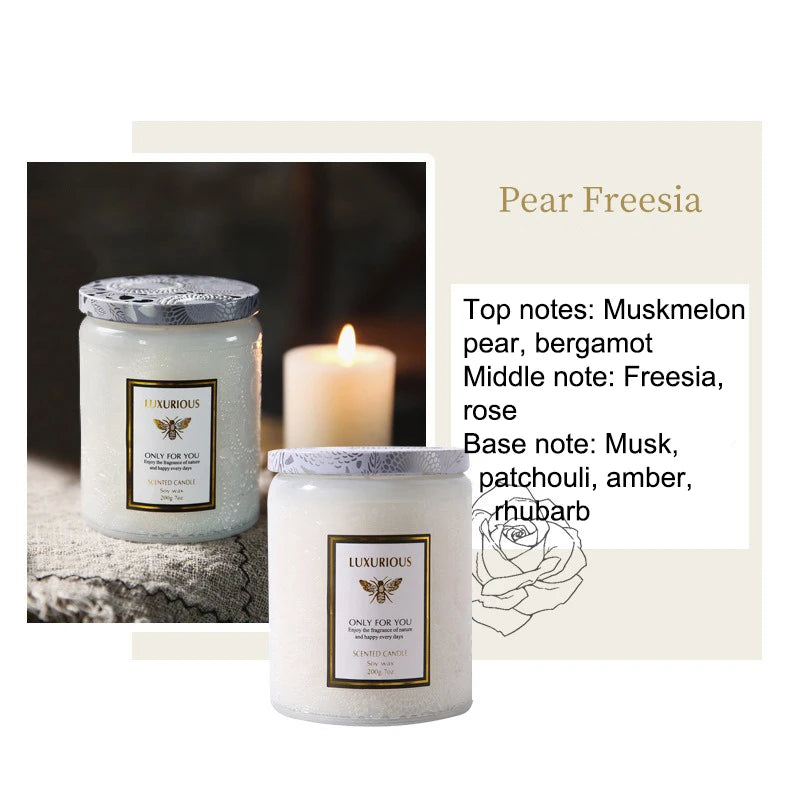 bougies parfumées soja aromathérapie gris métallisé dentelle élégantes decoration maison sérénité Baltic Amber Misty