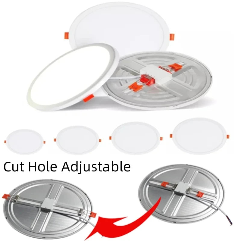 plafonnier led blanc moderne réglable 230mm 175mm 115mm 100mm opacité aluminium