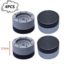 supports anti vibration machine laver pièces gris noir surface perforée base caoutchouc antidérapants