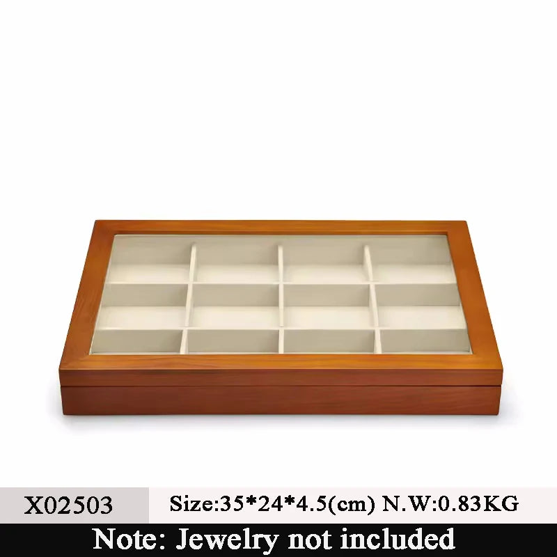 boîte rangement bijoux bois gris foncé classique motif géométrique opacité adhésif plaque cuir anniversaire