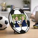 cadre photo sportif ballon football volley basket rugby noir blanc orange marron bleu vert