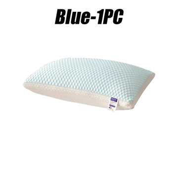 oreiller pentagramme bleu clair moderne texture géométrique polyester microfibre respirant adultes étudiants couverture nocturne