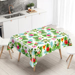 nappe table fête tropicale fleurs feuilles modernes couleurs vives opaque enfants anniversaire