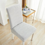 housse chaise moderne tissu extensible protecteur siège salle manger banquet