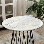 nappe transparente marbrée moderne 90cm pvc imperméable extérieure mariage festive