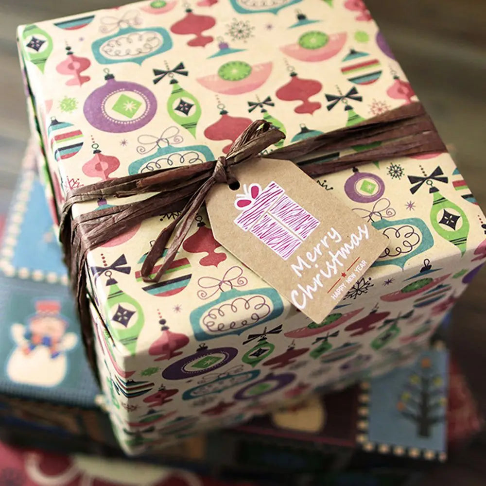Lot de 10 étiquettes suspendues pour cadeaux