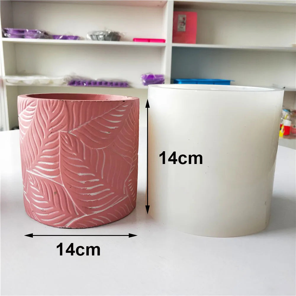 moules silicone pots fleurs diy craft release facile modernes grises blanches