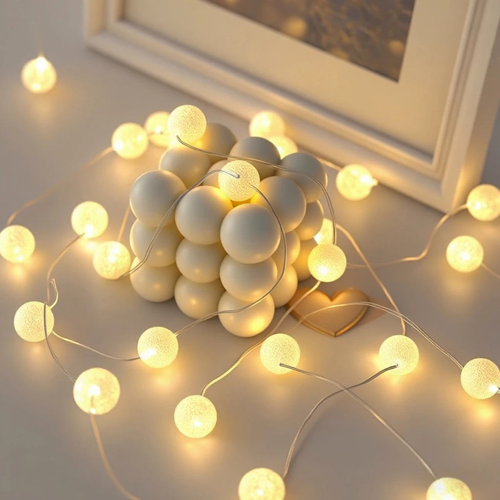 guirlande lumineuse led extérieure blanc doré translucides modernes clips adaptateur usb festive noël mariage