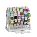 support bobines fil rose moderne réutilisable clips détachables pratique atelier couture