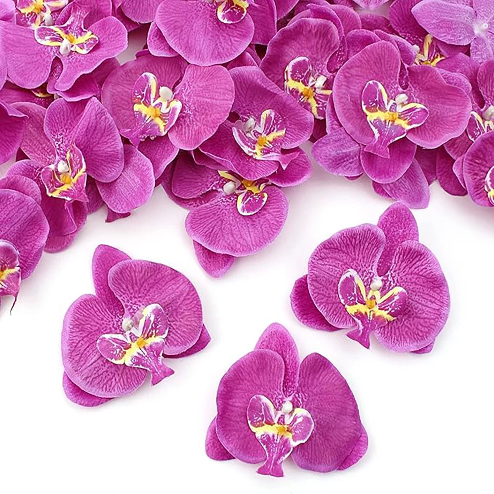 fleurs artificielles violettes realismes decoration intérieure bouquets mariages anniversaires fêtes