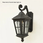 lampe murale vintage aluminium noir doré verre semiopaque éclairage quotidien interrupteur bouton