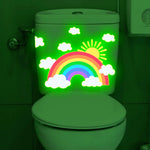 Effet lumineux doux autocollant arc-en-ciel nuit