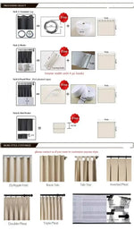 rideau blanc moderne tulle translucide fines rayures décoration maison