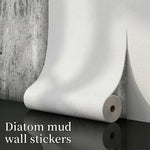 sticker mural moderne texturé 3d blanc rose anti humidité isolation chambre salon