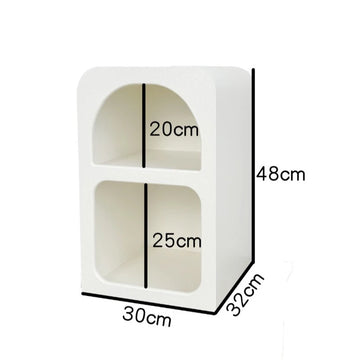 rangement moderne minimaliste table nuit meubles chambre coucher blanc jaune noir
