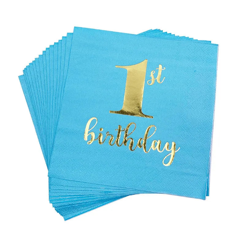 Décorations de table pour fête premier anniversaire